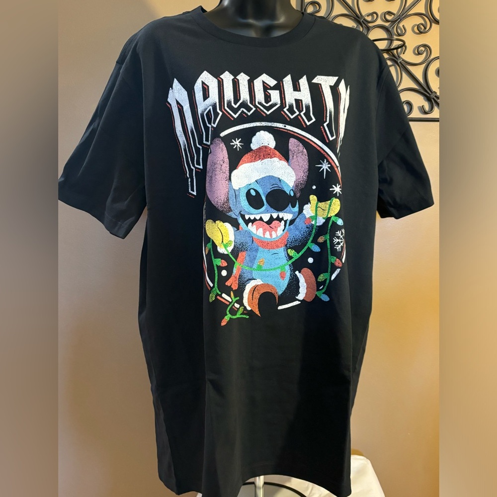 Disney Stitch “Naughty” Tee XL